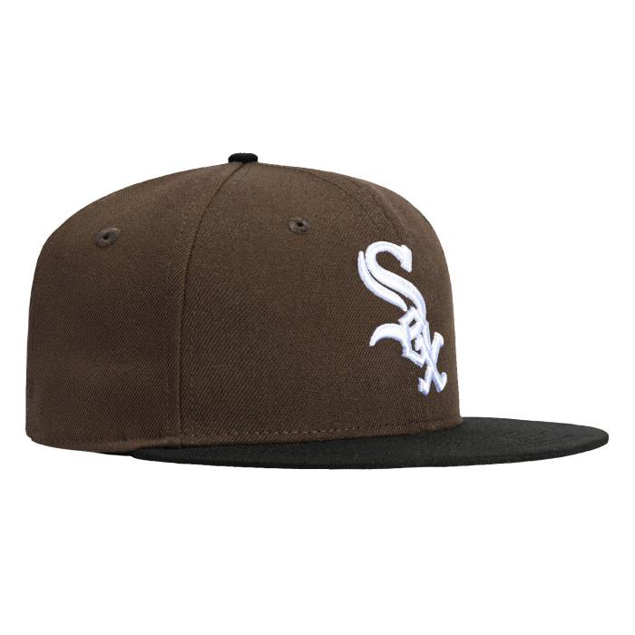 ニューエラ New Era 【 59Fifty Chicago White Sox Hat Men Brown / Black 】 シカゴ 白色 ホワイト メンズ 茶色 ブラウン 黒色 ブラック｜スニケス