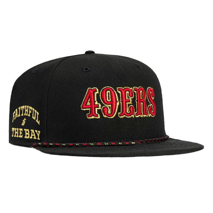 ニューエラ New Era 【 59Fifty 2025 Nfl Rivalries San Francisco 49Ers Faithful To The Bay Patch Hat Men Black 】 NFL フォーティーナイナーズ メンズ 黒色 ブラック|スニケス