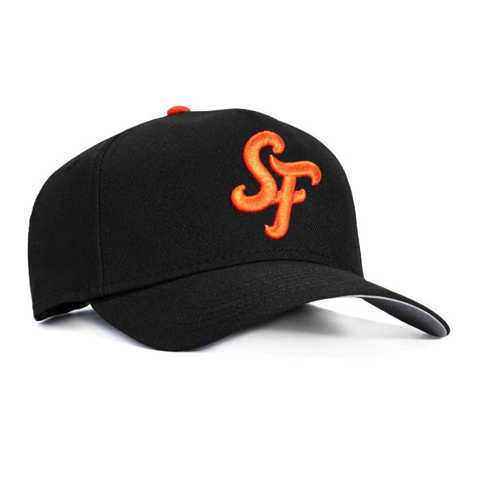 ニューエラ New Era 【 9Forty A-Frame San Francisco Giants 2025 City Connect Snapback Hat Men Black / Orange 】 ジャイアンツ シティ Snapback スナップバック バッグ メンズ 黒色 ブラック orange 橙・オレンジ｜スニケス