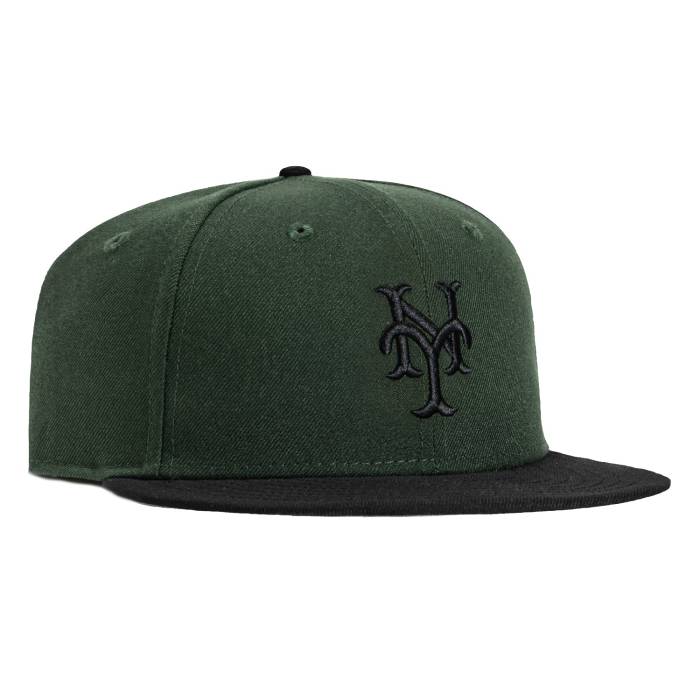 ニューエラ New Era 【 59Fifty New York Mets Hat Men Green / Black 】 メッツ メンズ green 緑・グリーン 黒色 ブラック｜スニケス