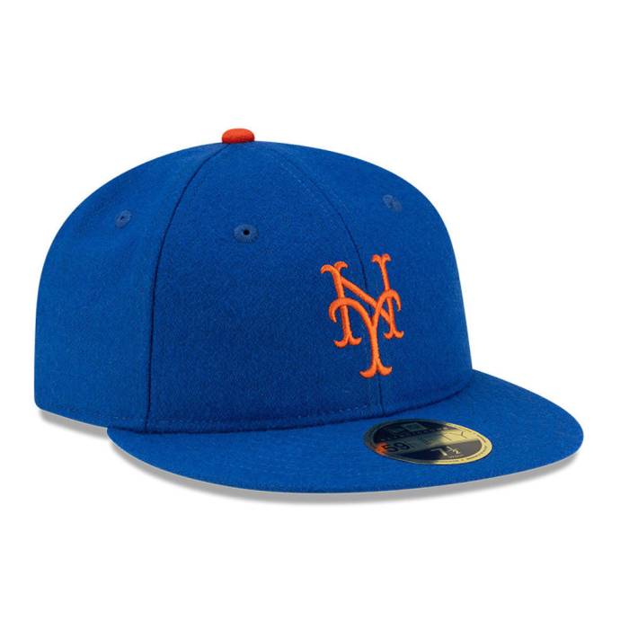 【★百貨店SALE★6/11真夜中2時迄】フィアオブゴッド Fear Of God 【 Essentials Retro Crown 59Fifty New York Mets Hat Men Royal 】 レトロ メッツ メンズ