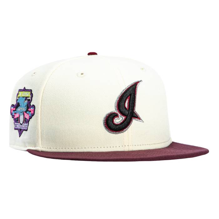 ニューエラ New Era 【 59Fifty Cleveland Indians Charter Member Patch I Pink Uv Hat Men White / Cardinal / Black 】 クリーブランド インディアンス pink ピンク メンズ 白色 ホワイト カーディナル 黒色 ブラック｜スニケス