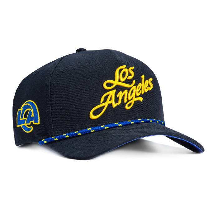 ニューエラ New Era 【 9Forty M-Crown Los Angeles Rams Logo Patch Snapback Hat Men Navy 】 ラムズ ロゴ Snapback スナップバック バッグ メンズ 紺色 ネイビー|スニケス