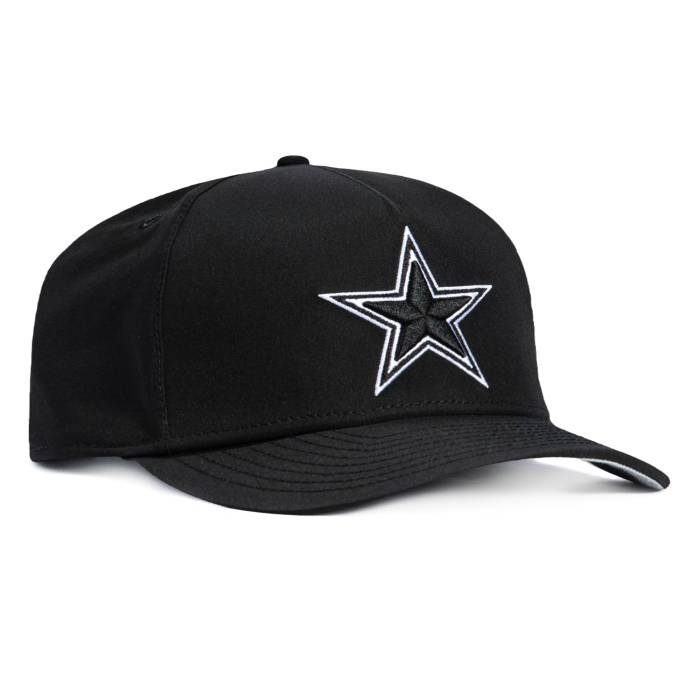 Dallas Cowboys 【 New Era 9Fifty A-Frame  Gore-Tex Snapback Hat Men Black 】 ゴアテックス Snapback スナップバック 御徒面子 メンズ 黒いこと 黒いこと