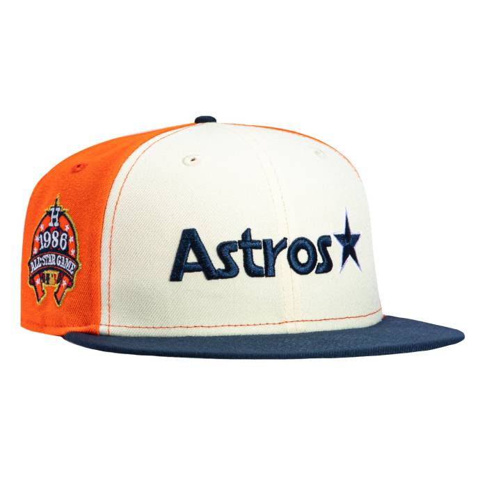 ニューエラ New Era 【 59Fifty Houston Astros 1986 All Star Game Patch Rail Word Hat Men White / Orange / Navy 】 ヒューストン アストロズ Game ゲーム メンズ 白色 ホワイト orange 橙・オレンジ 紺色 ネイビー｜スニケス