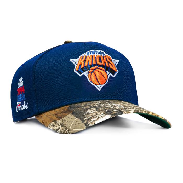ニューエラ New Era 【 9Forty A-Frame New York Knicks 1994 Nba Finals Patch Snapback Hat Men Royal / Real Tree 】 ニックス Snapback スナップバック バッグ メンズ レアル｜スニケス