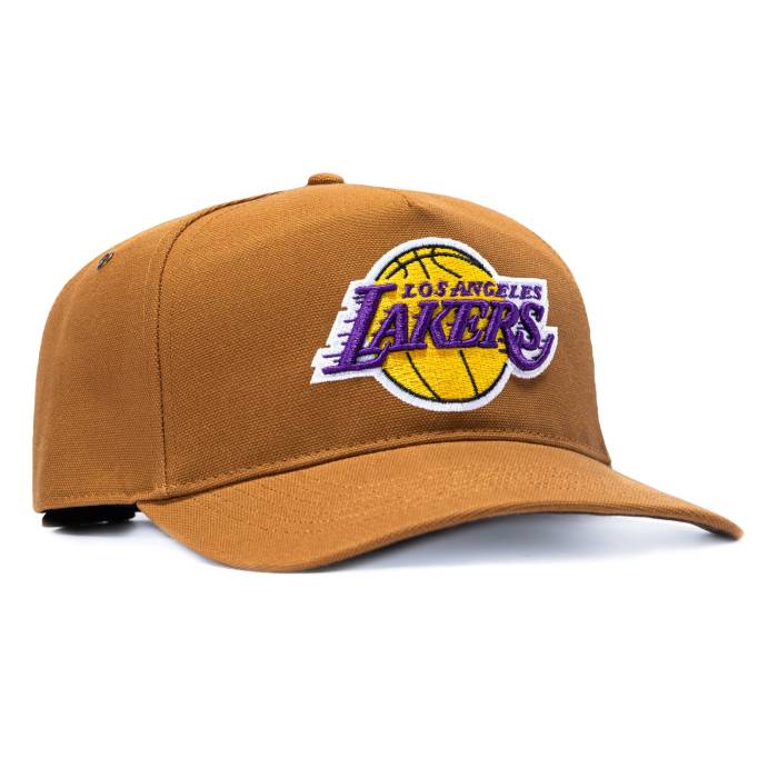 フォーティーセブンブランド 47 Brand 【 X Carhartt Hitch Los Angeles Lakers Adjustable Snapback Hat Men Brown 】 Lakers レイカーズ Snapback スナップバック 御徒面子 メンズ 赤銅色 赤銅色