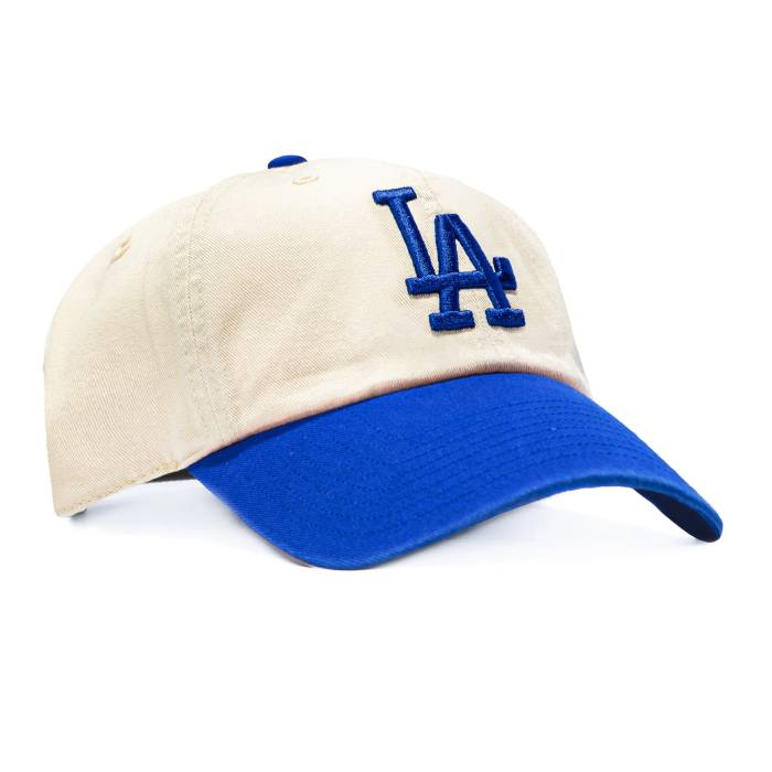 フォーティーセブンブランド 47 Brand 【 Los Angeles Dodgers Cleanup Adjustable Hat Men Stone / Royal 】 ドジャース メンズ