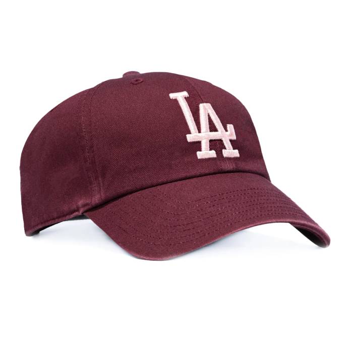 フォーティーセブンブランド 47 Brand 【 Cleanup Los Angeles Dodgers Strapback Hat Men Maroon / Pink 】 ドジャース メンズ マルーン pink ピンク