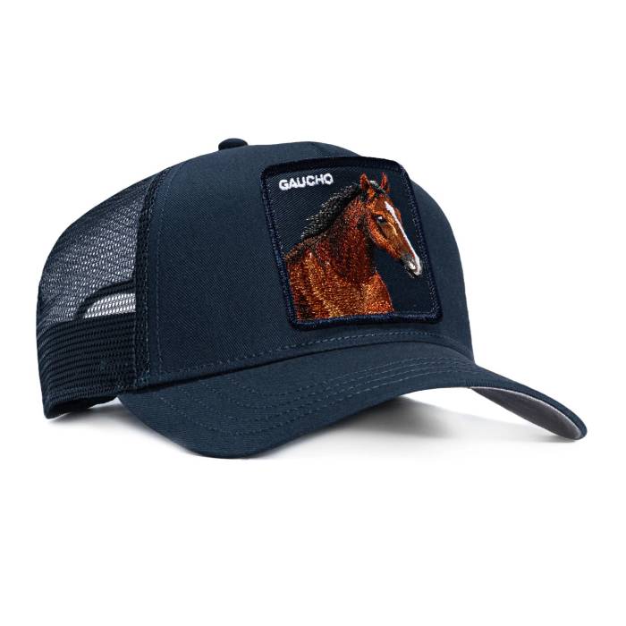 Goorin Bros 【 Gaucho Horse Adjustable Snapback Trucker Hat Men Navy 】 Snapback スナップバック 御徒面子 トラッカー メンズ 紺色 米国海軍
