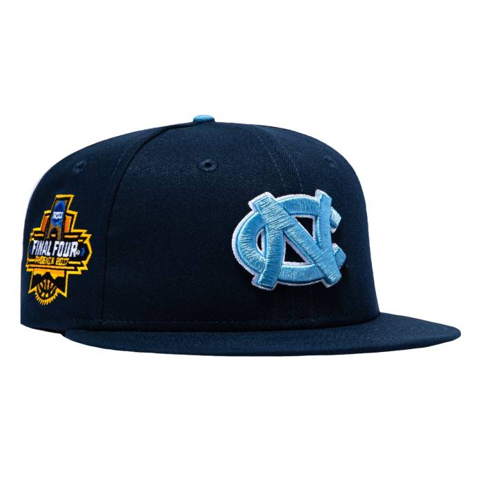 【★百貨店SALE★6/11真夜中2時迄】ニュー内鰓 New Era 【 59Fifty Unc Tar Heels 2017 Final Four Patch Hat Men Navy 】 メンズ 紺色 米国海軍