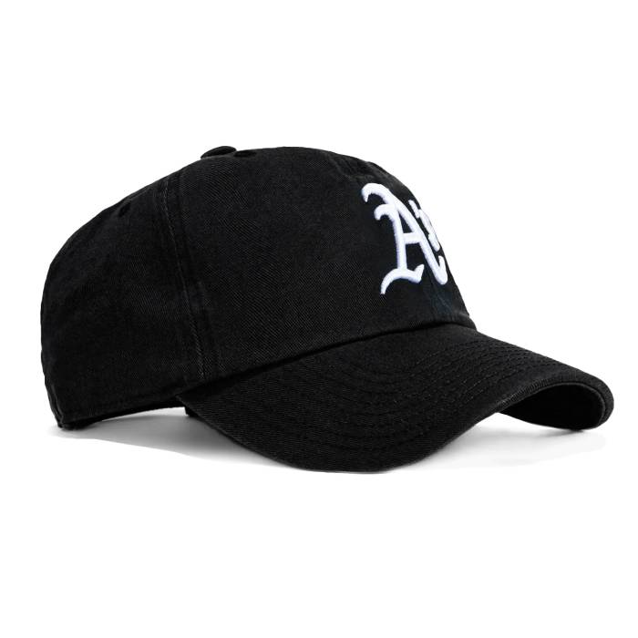 フォーティーセブンブランド 47 Brand 【 Cleanup Oakland Athletics Adjustable Hat Men Black / White 】 オークランド アスレチックス メンズ 黒色 ブラック 白色 ホワイト｜スニケス