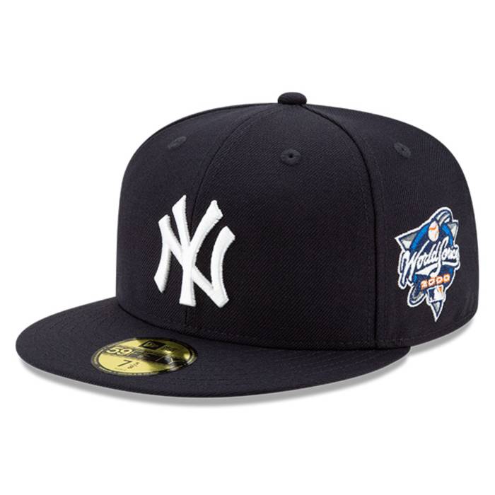 ニューエラ New Era 【 59Fifty New York Yankees 2000 World Series Patch Hat Men Navy 】 ヤンキース シリーズ メンズ 紺色 ネイビー｜スニケス