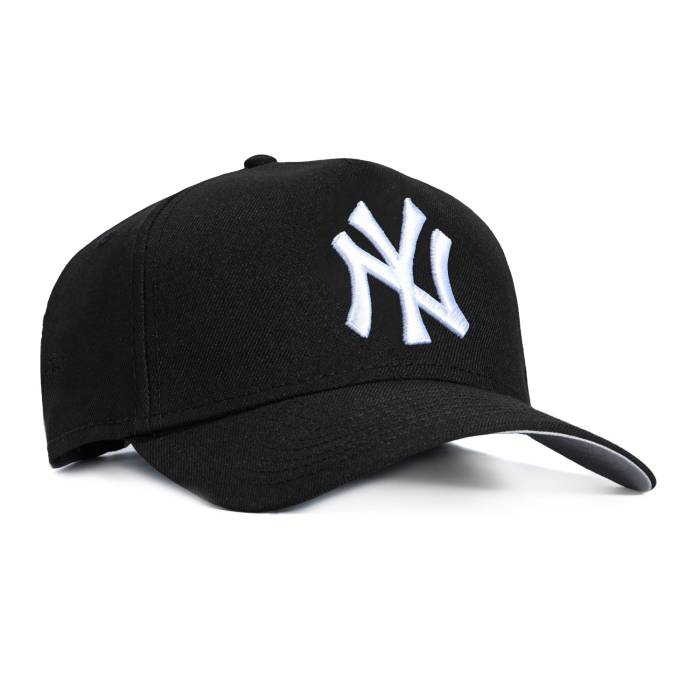 ニュー内鰓 New Era 【 9Forty A-Frame New York Yankees Snapback Hat Men Black / White 】 ヤンキース Snapback スナップバック 御徒面子 メンズ 黒いこと 黒いこと 白いこと 白いこと