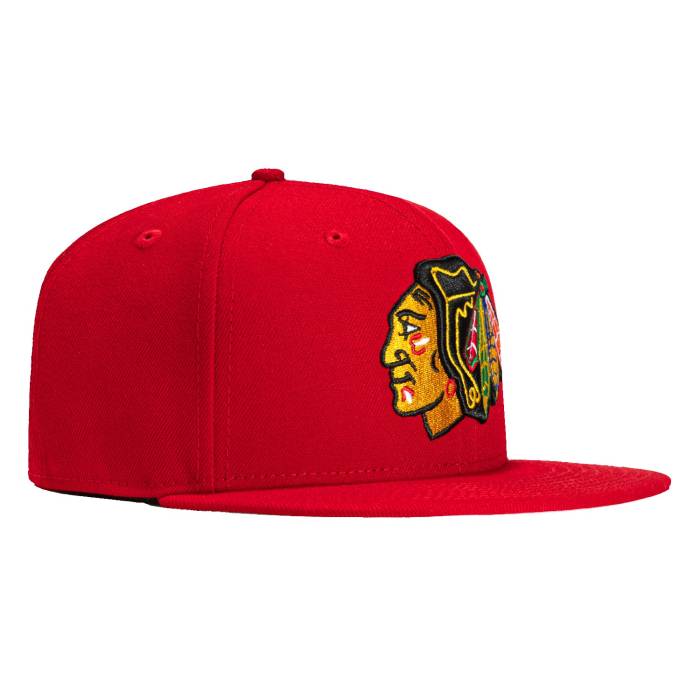 ニューエラ New Era 【 59Fifty Chicago Blackhawks Otc Hat Men Red 】 シカゴ ブラックホークス メンズ Red 赤・レッド