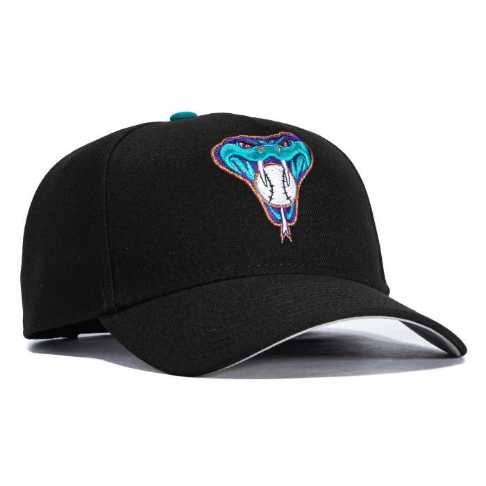 ニュー内鰓 New Era 【 9Forty A-Frame Arizona Diamondbacks Snakehead Hat Men Black 】 アリゾナ 金剛石バックス メンズ 黒いこと 黒いこと