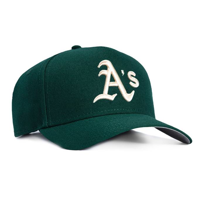 ニュー内鰓 New Era 【 9Forty A-Frame Oakland Athletics Snapback Hat Men Green / Ivy 】 オークランド アスレチックス Snapback スナップバック 御徒面子 メンズ green 緑・緑であること