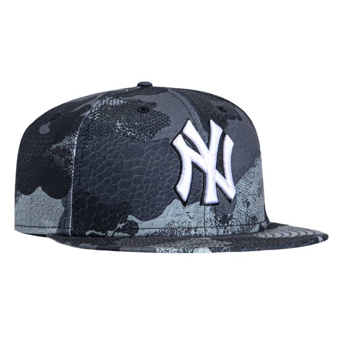 ニューエラ New Era 【 59Fifty Camo Skin New York Yankees Hat Men Black 】 カモ柄 ヤンキース メンズ 黒色 ブラック