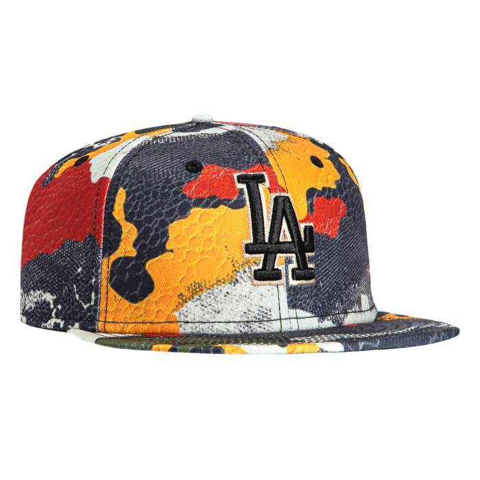 ニューエラ New Era 【 59Fifty Camo Skin Los Angeles Dodgers Hat Men Multi-Color 】 カモ柄 ドジャース メンズ
