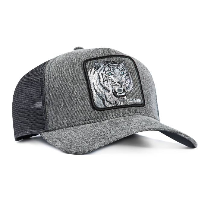 Goorin Bros 【 Denim Savage Adjustable Snapback Trucker Hat Men Denim 】 デニム Snapback スナップバック バッグ トラッカー メンズ デニム