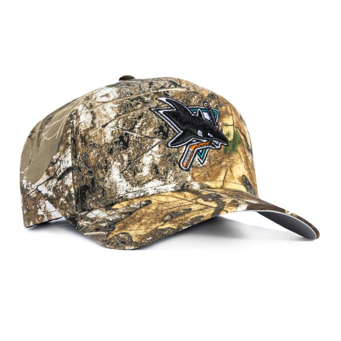 ニューエラ New Era 【 9Forty A-Frame San Jose Sharks 1991 Snapback Hat Men Real Tree Camo 】 シャークス Snapback スナップバック バッグ メンズ レアル カモ柄