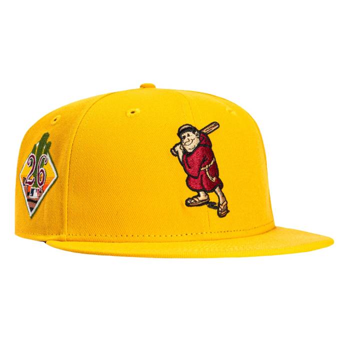 【★百貨店SALE★6/11真夜中2時迄】ニュー内鰓 New Era 【 59Fifty San Diego Padres 2026 Arizona Spring Training Patch Swinging Friar Hat Men Gold 】 パ御召しもの アリゾナ Spring 春月 形づくる メンズ ゴールド