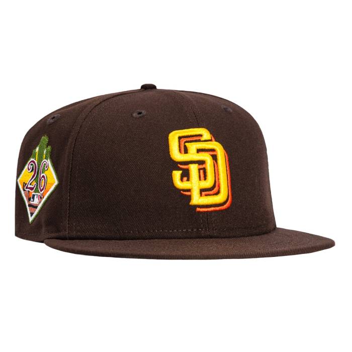 【★百貨店SALE★6/11真夜中2時迄】ニュー内鰓 New Era 【 59Fifty San Diego Padres 2026 Arizona Spring Training Patch City Hat Men Brown 】 パ御召しもの アリゾナ Spring 春月 形づくる シティ メンズ 赤銅色 赤銅色