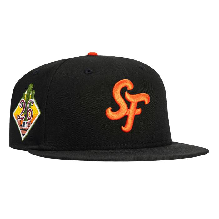 【★百貨店SALE★6/11真夜中2時迄】ニュー内鰓 New Era 【 59Fifty San Francisco Giants 2026 Arizona Spring Training Patch City Hat Men Black 】 ジャイアンツ アリゾナ Spring 春月 形づくる シティ メンズ 黒いこと 黒いこと