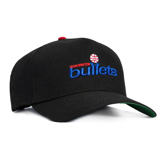 ニューエラ New Era 【 9Forty A-Frame Washington Bullets Logo Snapback Hat Men Black 】 ワシントン ロゴ Snapback スナップバック バッグ メンズ 黒色 ブラック
