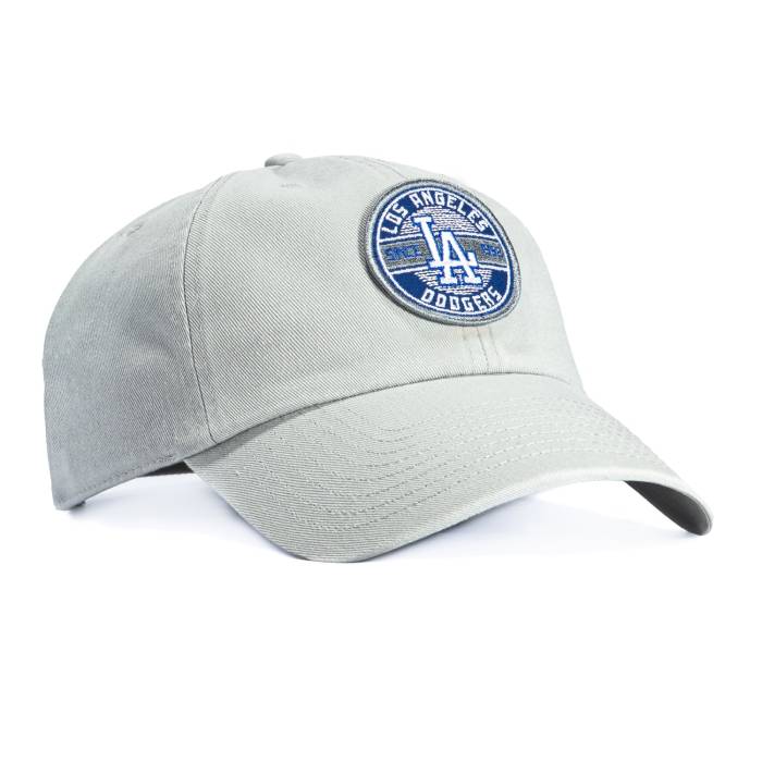 フォーティーセブンブランド 47 Brand 【 Cleanup Los Angeles Dodgers Circle Est. 1958 Patch Strapback Hat Men Grey 】 ドジャース メンズ 灰色 グレー｜スニケス 15,984円