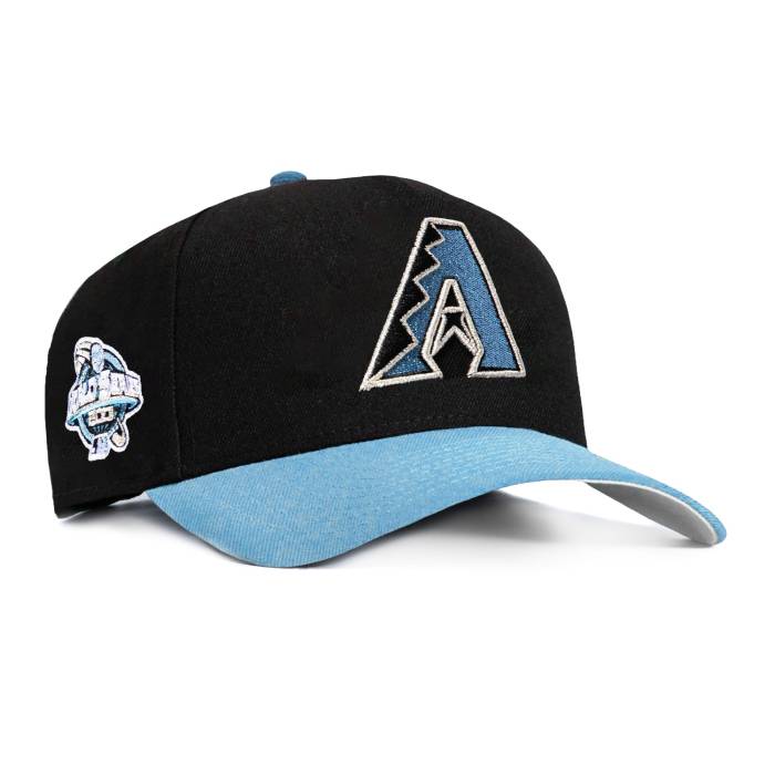 ニューエラ New Era 【 9Forty A-Frame Arizona Diamondbacks 2001 World Series Patch A Snapback Hat Men Black / Indigo 】 アリゾナ ダイヤモンドバックス シリーズ Snapback スナップバック バッグ メンズ 黒色 ブラック|スニケス