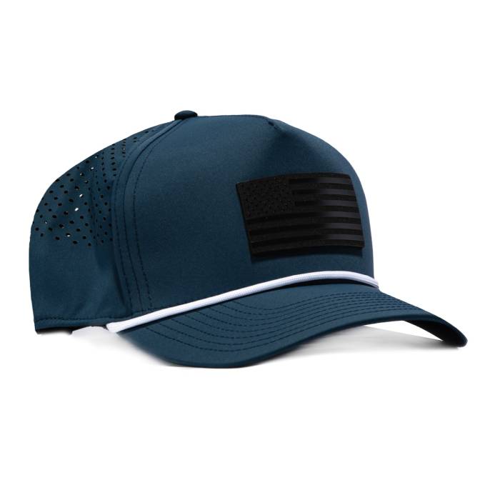【★百貨店SALE★6/11真夜中2時迄】Branded Bills 【 Old Glory Midnight Snapback Rope Curved Hat Men Navy 】 Snapback スナップバック 御徒面子 メンズ 紺色 米国海軍