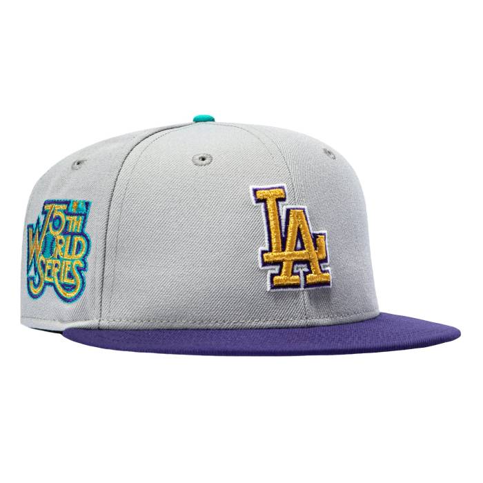 【★百貨店SALE★6/11十二時2時迄】ニュー内鰓 New Era 【 59Fifty Los Angeles Dodgers 1978 World Series Patch Hat Men Gray 】 ドジャース つづき物 メンズ gray 薄墨色・薄墨色・薄墨色