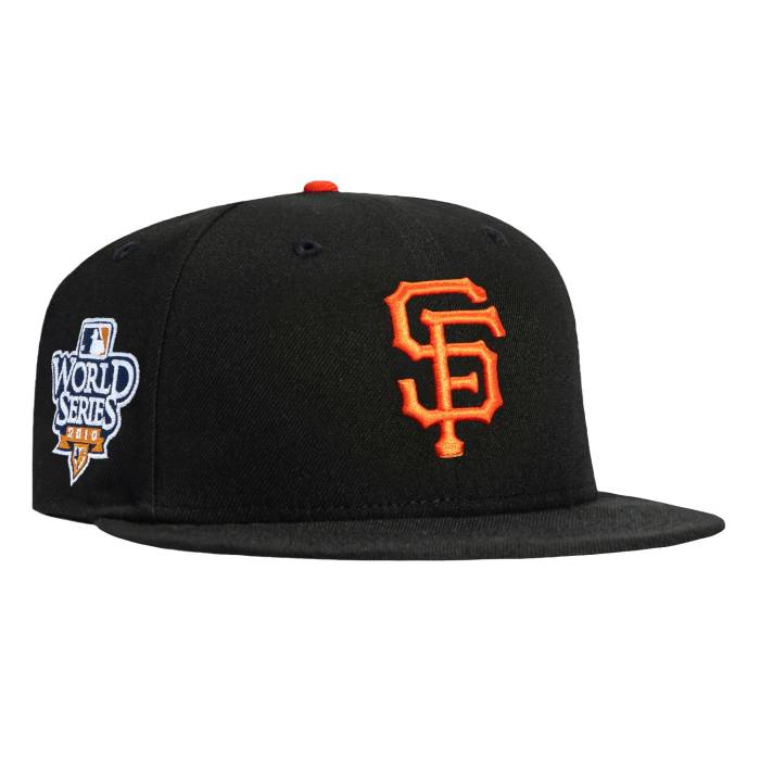 ニューエラ New Era 【 59Fifty San Francisco Giants 2010 World Series Patch Game Hat Men Black 】 ジャイアンツ シリーズ Game ゲーム メンズ 黒色 ブラック｜スニケス