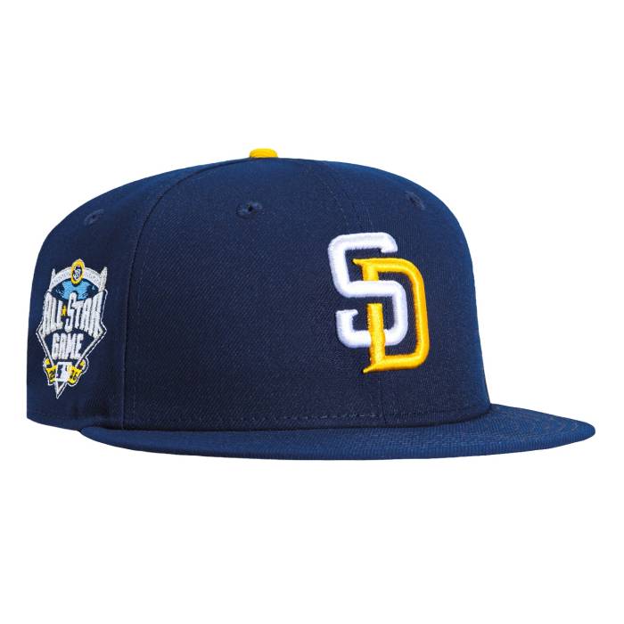 ニューエラ New Era 【 59Fifty San Diego Padres 2016 All Star Game Patch Hat Men Light Navy 】 パドレス Game ゲーム メンズ 紺色 ネイビー｜スニケス