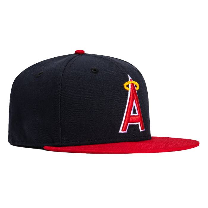 ニューエラ New Era 【 59Fifty Authentic Collection Los Angeles Angels Alternate Hat Men Navy / Red 】 オーセンティック コレクション angels エンジェルス メンズ 紺色 ネイビー Red 赤・レッド｜スニケス