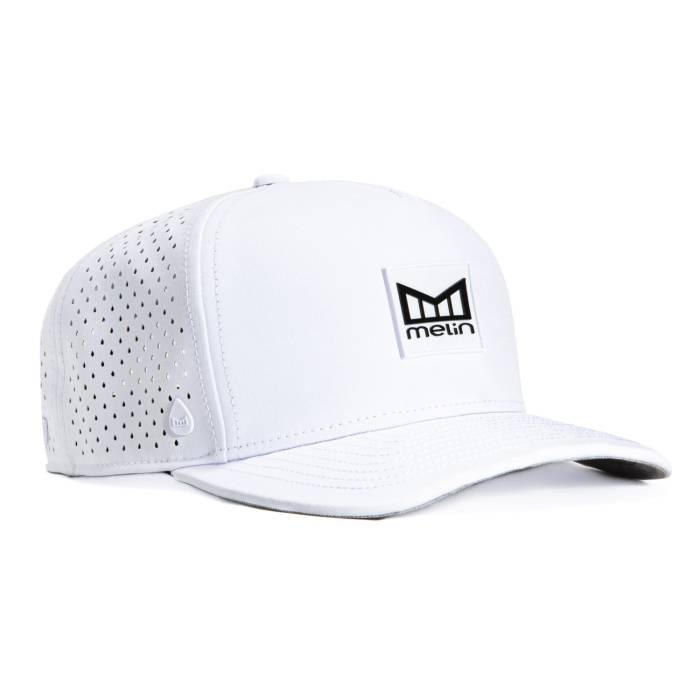 メリン Melin 【 Odysea Stacked Hydro Snapback Hat Men White 】 Hydro ハイドロ Snapback スナップバック バッグ メンズ 白色 ホワイト｜スニケス