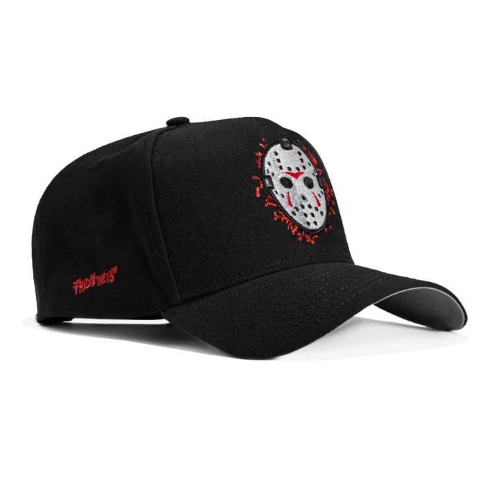 ニュー内鰓 New Era 【 9Forty A-Frame Jason Mask Friday The 13Th Patch Snapback Hat Men Black 】 Snapback スナップバック 御徒面子 メンズ 黒いこと 黒いこと