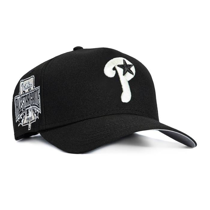 ニューエラ New Era 【 9Forty Gitd A-Frame Philadelphia Phillies 1996 All Star Game Patch Snapback Alternate Hat Men Black / White 】 フィラデルフィア フィリーズ Game ゲーム Snapback スナップバック バッグ メンズ 黒色｜スニケス