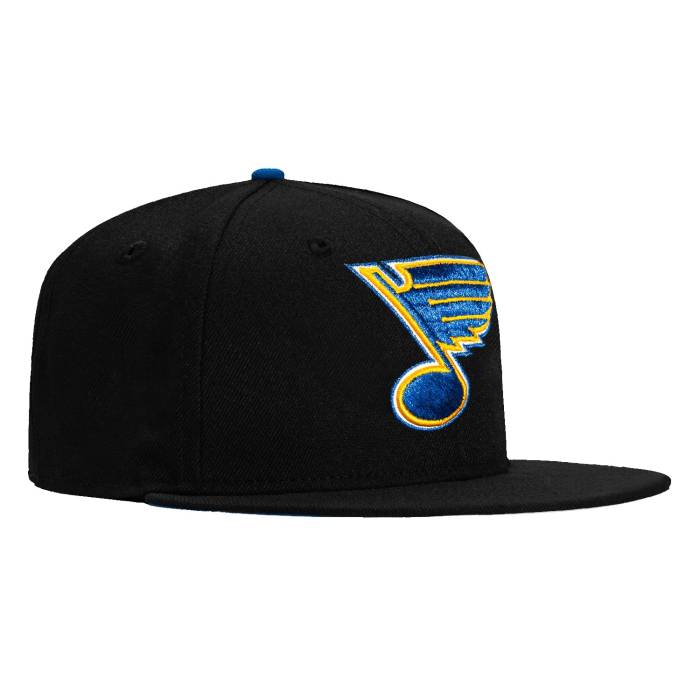 ニューエラ New Era 【 59Fifty St Louis Blues Team Uv Hat Men Black 】 ブルース Team チーム メンズ 黒色 ブラック