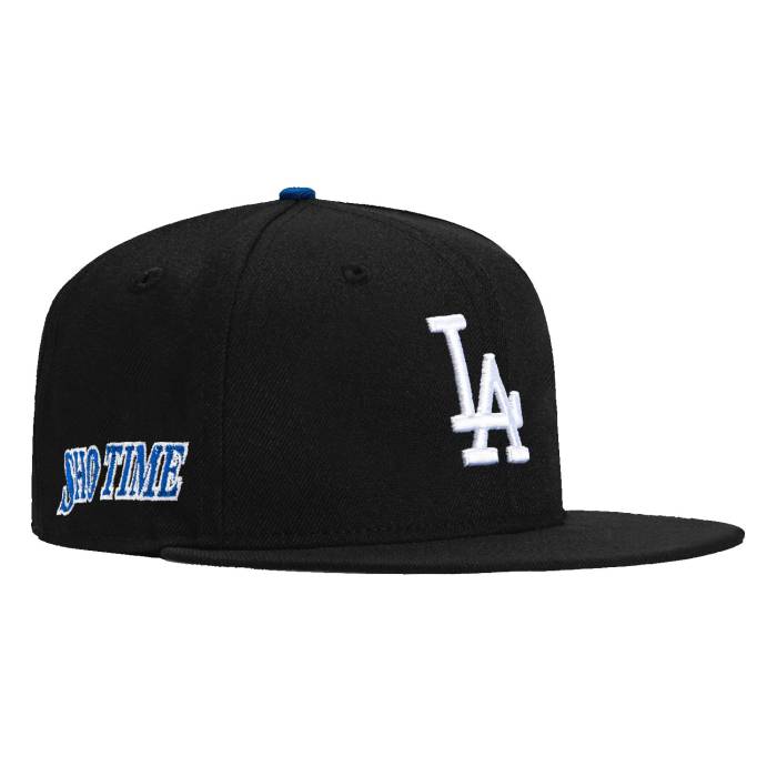 ニューエラ New Era 【 59Fifty Los Angeles Dodgers Shotime Patch Hat Men Black / White 】 ドジャース メンズ 黒色 ブラック 白色 ホワイト｜スニケス