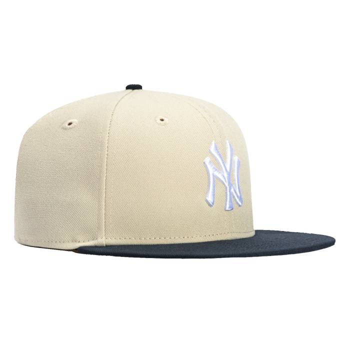 ニューエラ New Era 【 59Fifty New York Yankees Hat Men Stone / Navy 】 ヤンキース メンズ 紺色 ネイビー