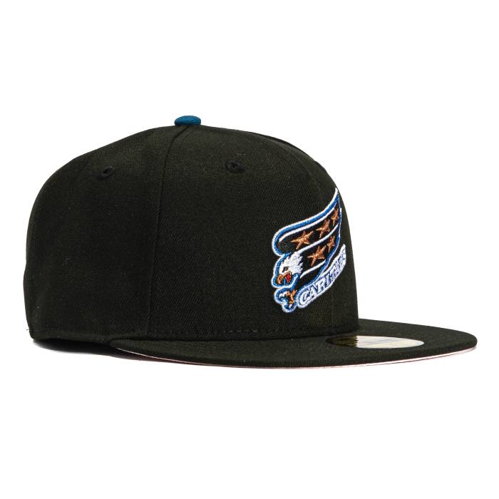 ニューエラ New Era 【 59Fifty Washington Capitals 1995 Alternate Pink Uv Hat Men Black 】 ワシントン キャピタルズ pink ピンク メンズ 黒色 ブラック