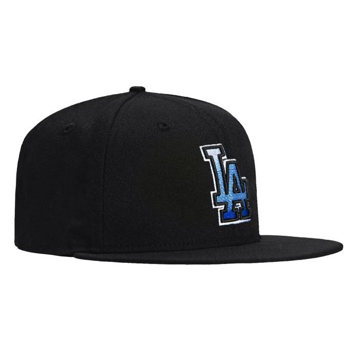 ニューエラ New Era 【 59Fifty Gradient Logo Los Angeles Dodgers Hat Men Black 】 ロゴ ドジャース メンズ 黒色 ブラック｜スニケス