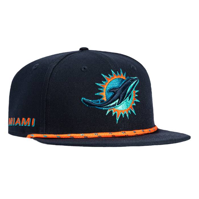 ニューエラ New Era 【 59Fifty 2025 Nfl Rivalries Miami Dolphins Logo Patch Hat Men Navy 】 NFL マイアミ ドルフィンズ ロゴ メンズ 紺色 ネイビー｜スニケス