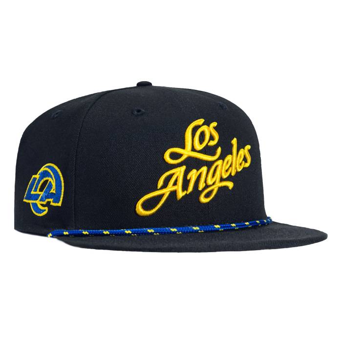 ニューエラ New Era 【 59Fifty 2025 Nfl Rivalries Los Angeles Rams Logo Patch Hat Men Navy 】 NFL ラムズ ロゴ メンズ 紺色 ネイビー