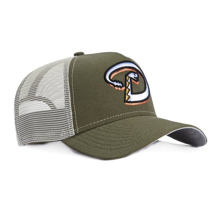 ニューエラ New Era 【 9Forty A-Frame Arizona Diamondbacks Snapback Trucker D Hat Men Olive / Stone 】 アリゾナ ダイヤモンドバックス Snapback スナップバック バッグ トラッカー メンズ olive オリーブ｜スニケス