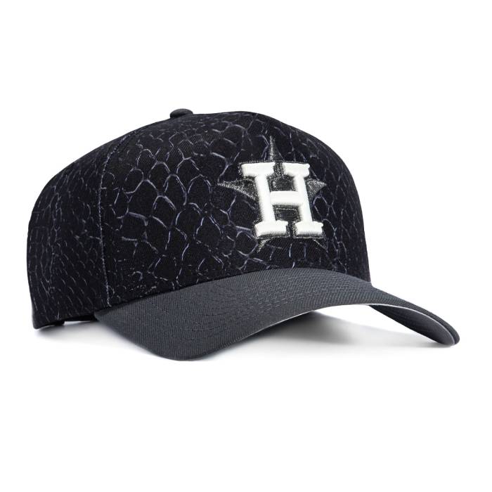 ニューエラ New Era 【 9Forty A-Frame Snake Skin Houston Astros Snapback Hat Men Black / Graphite 】 ヒューストン アストロズ Snapback スナップバック バッグ メンズ 黒色 ブラック｜スニケス