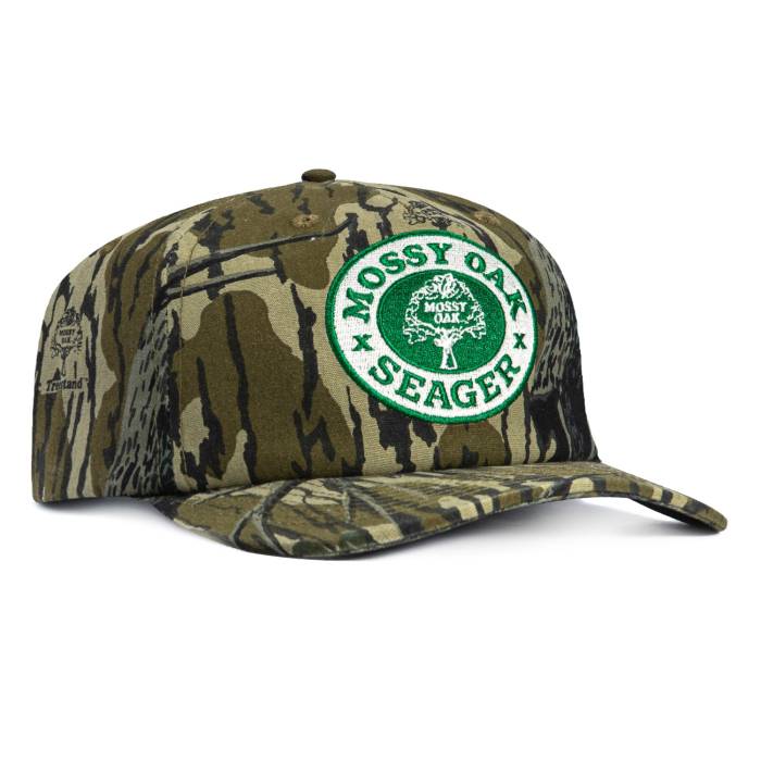 Seager 【 Mossy Oak X  Snapback Hat Men Camo 】 Snapback スナップバック 御徒面子 メンズ 間鴨柄