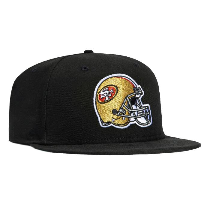 ニューエラ New Era 【 59Fifty San Francisco 49Ers Helmet Hat Men Black 】 フォーティーナイナーズ Helmet ヘルメット メンズ 黒色 ブラック|スニケス